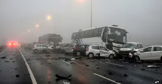 ভারতের হরিয়ানায় কুয়াশা-তীব্র শীত, একাধিক স্থানে দুর্ঘটনা